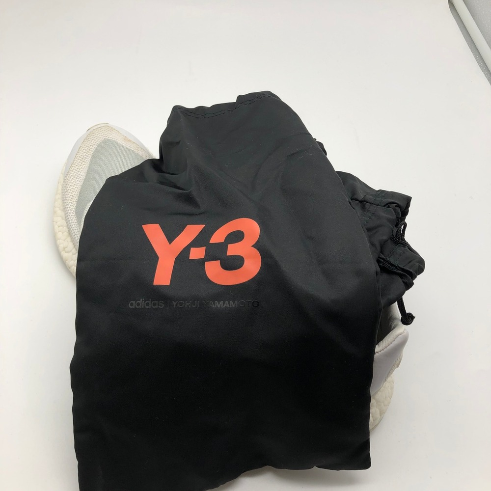 Adidas Y-3 Pure Boost Yohji Yamamoto Mens 10.5 Crystal White Sneakers BY8955 - Picture 14 of 14